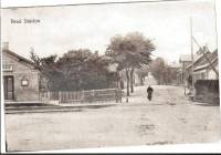 Breds første station omkring år 1900