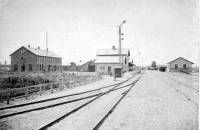 Haslev station ca. 1870