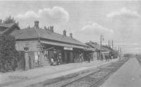 Hedehusenes første stationsbygning 1909-1910