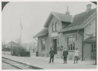 Tingsted station 1915. Kilde: DJM