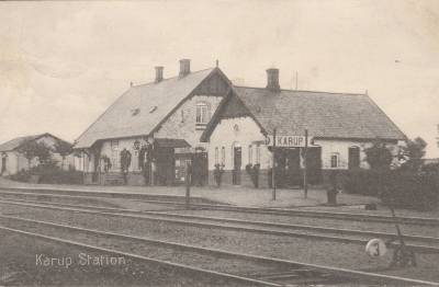 Karup station ca 1919
